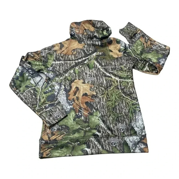Under Armour Mossy Oak Loose Camouflage Purple Hoodie Women’s size Small - Picture 2 of 9